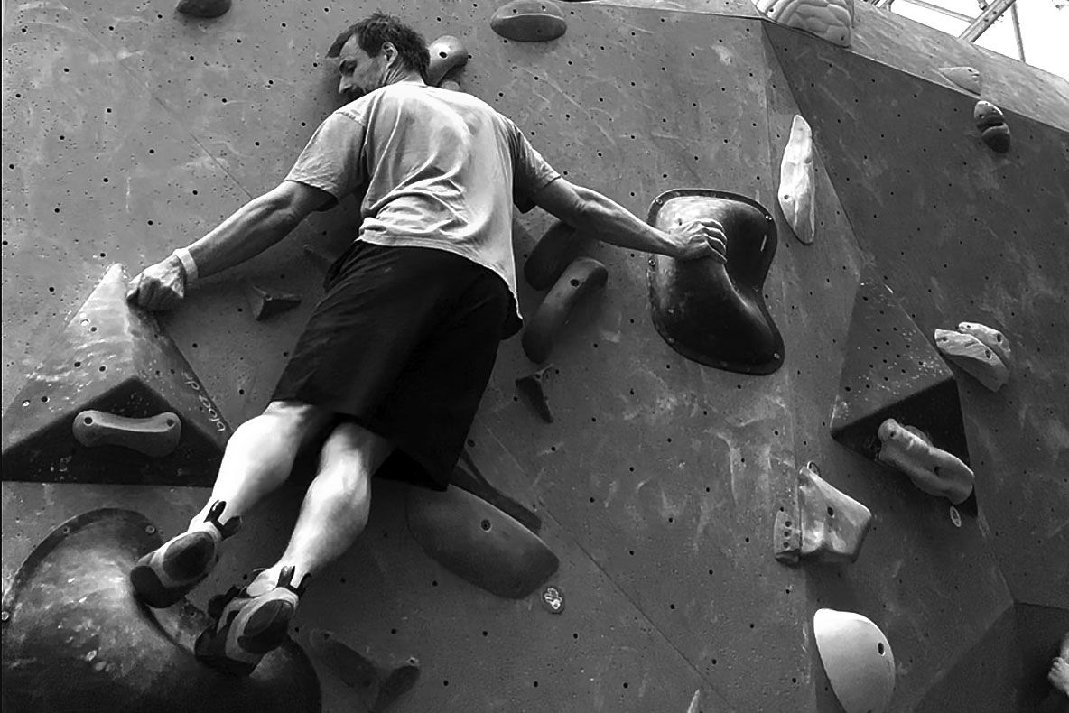 Climbing with indoor Route Setters